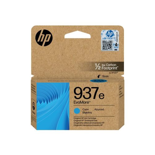 HP 4S6W6NE Tintapatron Cyan 1.650 oldal kapacitás No.937e EvoMore