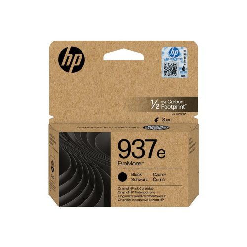 HP 4S6W9NE Tintapatron Black 2.500 oldal kapacitás No.937e EvoMore