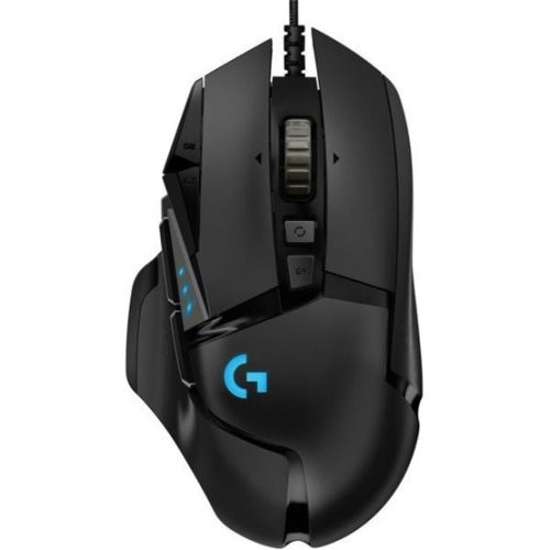 Logitech G502 Hero Gamer egér - Fekete