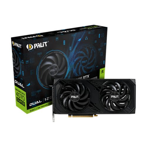 PALIT NVIDIA RTX4070 Super Dual 12GB GDDR6X - NED407S019K9-1043D