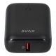 AVAX PB105B MINI PD/Type-C 20W gyorstöltő Powerbank 10.000mAh, fekete