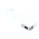 AVAX PB106W LEISURE PD/Type-C 30W+QC 18W gyorstöltő Powerbank 15.000mAh, fehér