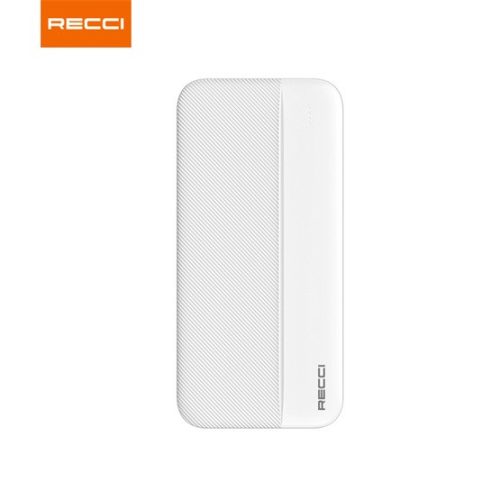 RECCI RPB-P09W PD 20W TypeC Powerbank 10.000mAh, fehér