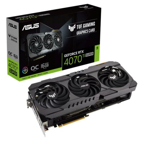 ASUS NVIDIA RTX 4070 Ti SUPER 16GB GDDR6X - TUF-RTX4070TIS-O16G-OG-GAMING