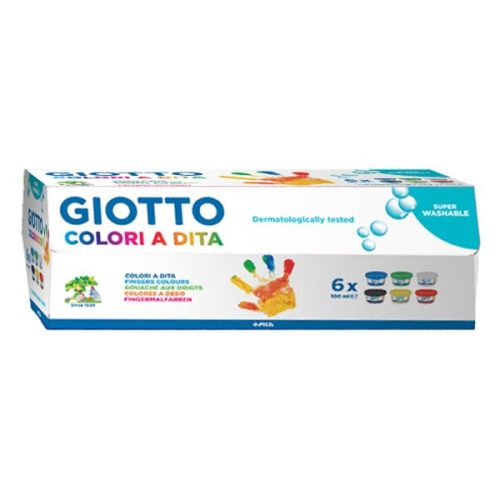 Ujjfesték GIOTTO 6x100ml 6 darabos