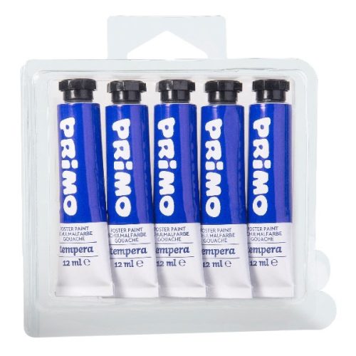 Tempera PRIMO sötétkék 12 ml 5 darabos